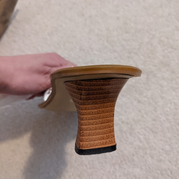 Slip on heeled sandals size 40/10 - Picture 4 of 6